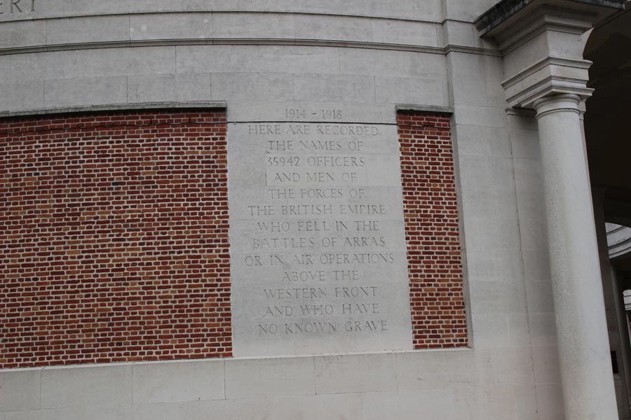 Arras Memorial to the Missing